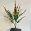 Modelo de planta acuática de plástico de 35 cm, 7 colores otoñales.