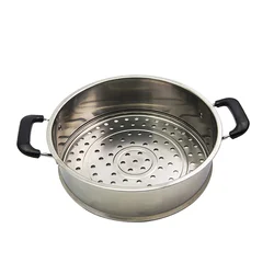Good Selling 201 Stainless Steel Large Capacity and Safe Steamer Food Steamer Pot for Kitchen Cookware