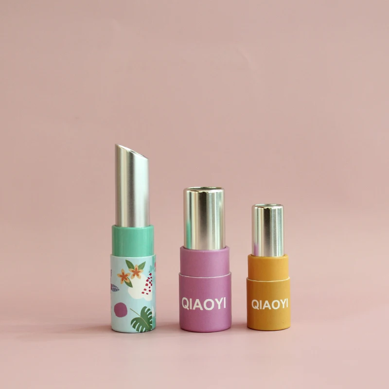 Paper Packaging Tubes High Quality Lipstick Container Round Custom Tube Packaging Lipbalm Tube Twist Up Paper Tube