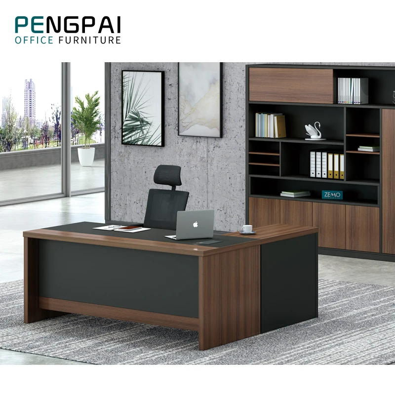 Pengpai Modern  Length Mdf Manager Smart Office Computer Table -  Buy Table Desk Office,Manager Office Table,Smart Office Table Product on  