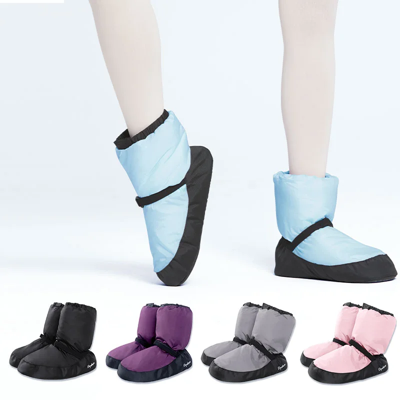 Winter Ballet Warm up Booties Ballet Dance Slippers Ankle Boots Ballerina Dancing Shoes