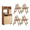 1 mesa 4 sillas + mueble alto