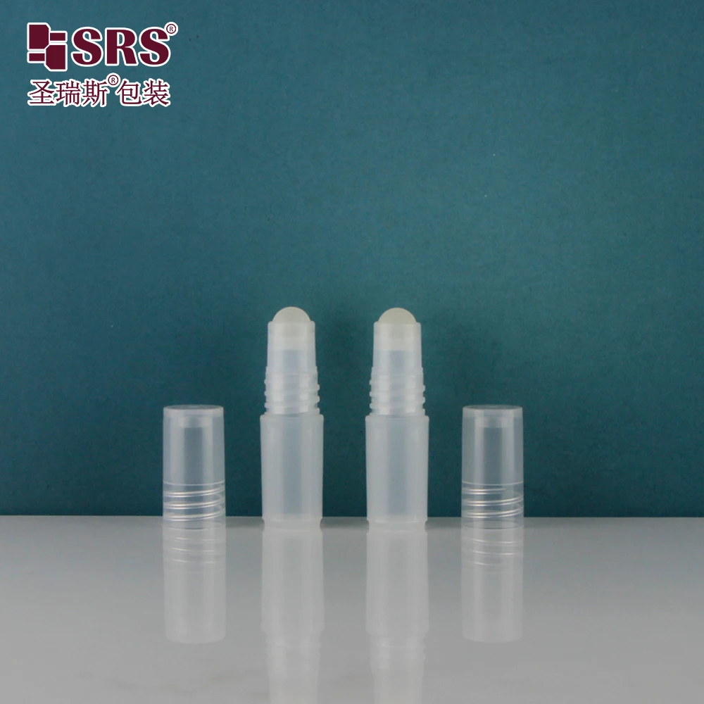 SRS Factory Customization Plastic Unique Design Plastic Roller Ball Container 3ml Bottle Roll On