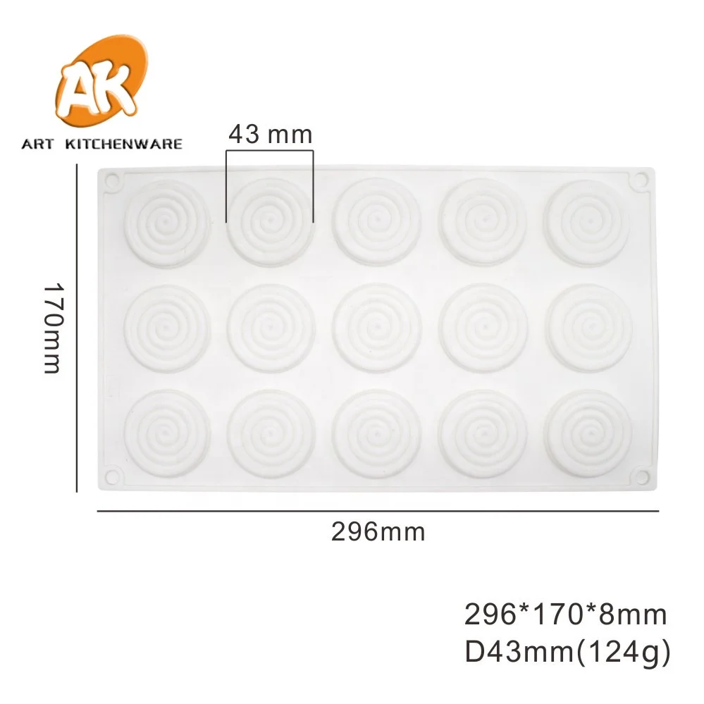 Tappetino in pizzo fondente in silicone, stampo per impressione artigianale di zucchero, decorazione per cucina molecolare di torte commestibili, 5 fori Foglia