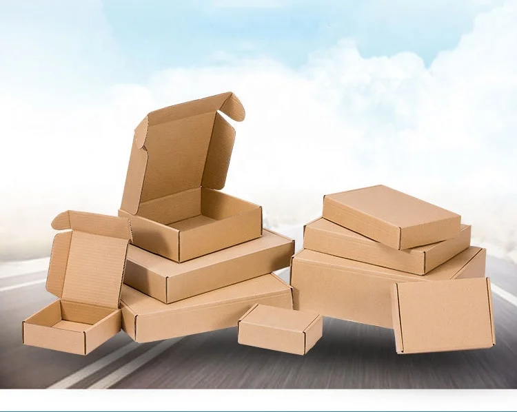 New-styled Kraft Carton Subscription Mailer Clothing Shipping Packaging Box with Printing