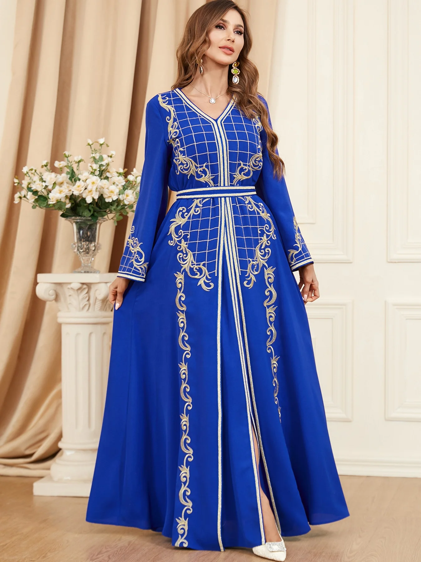 Kaftan Arabic Arabic Fustan Kaftan Arabic Maxi Dress Arabic Dress Shop Arab  Emirates National Dress Arab