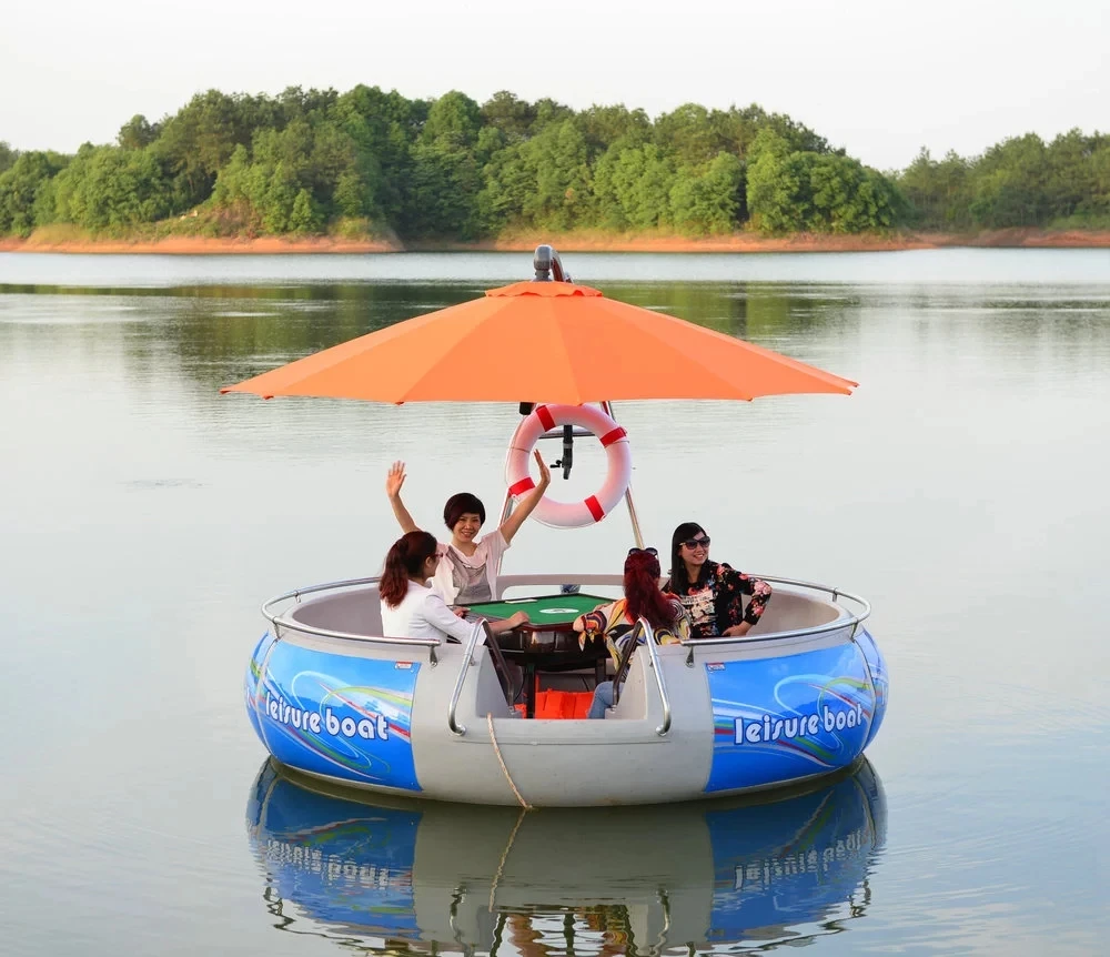 High Quality Multifunctional Floating Barbecue Boat Party Restaurant Water Electric Grill