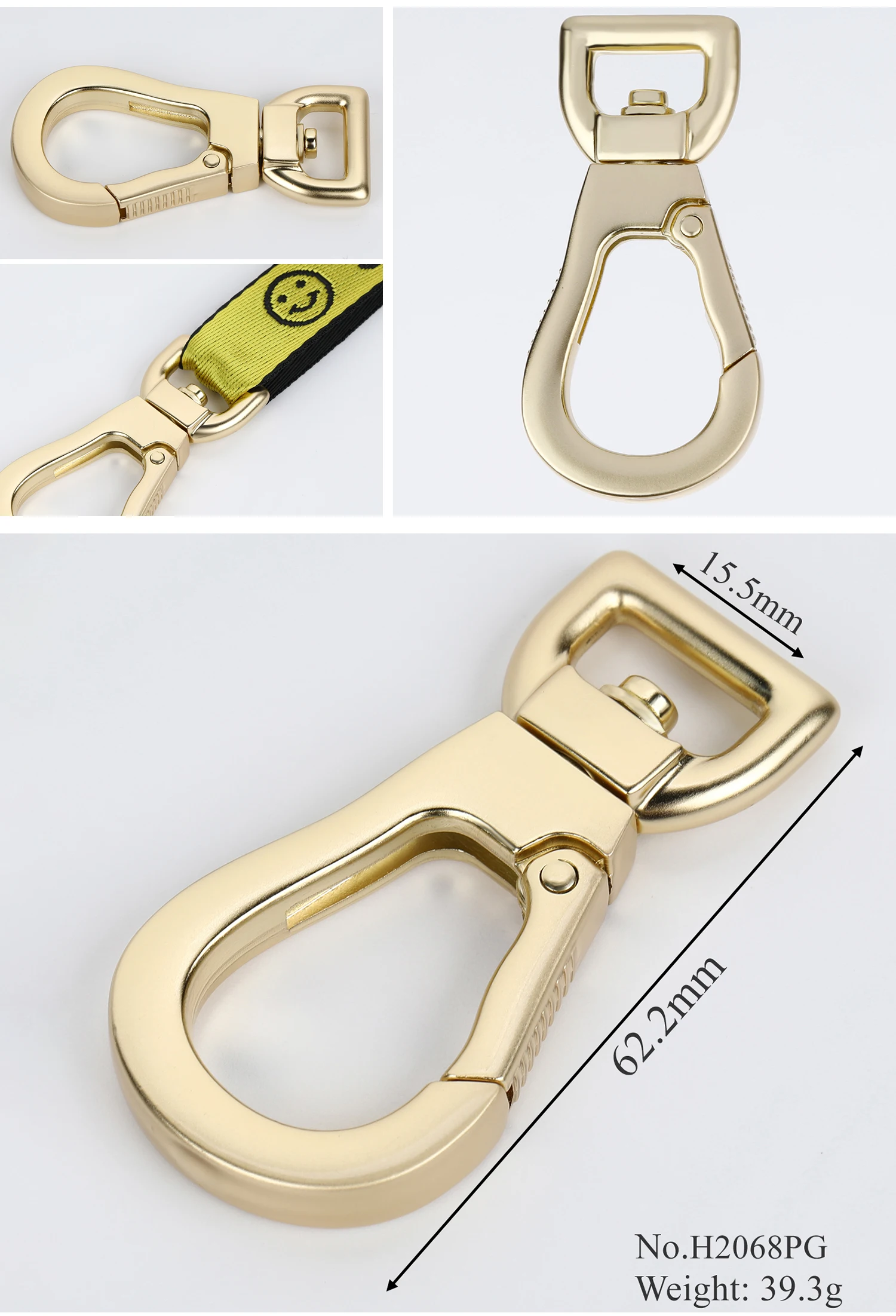 4 Moschettoni Girevoli In Lega Di Zinco - Per Collari Cani, Guinzagli E Attivit&agrave; Outdoor