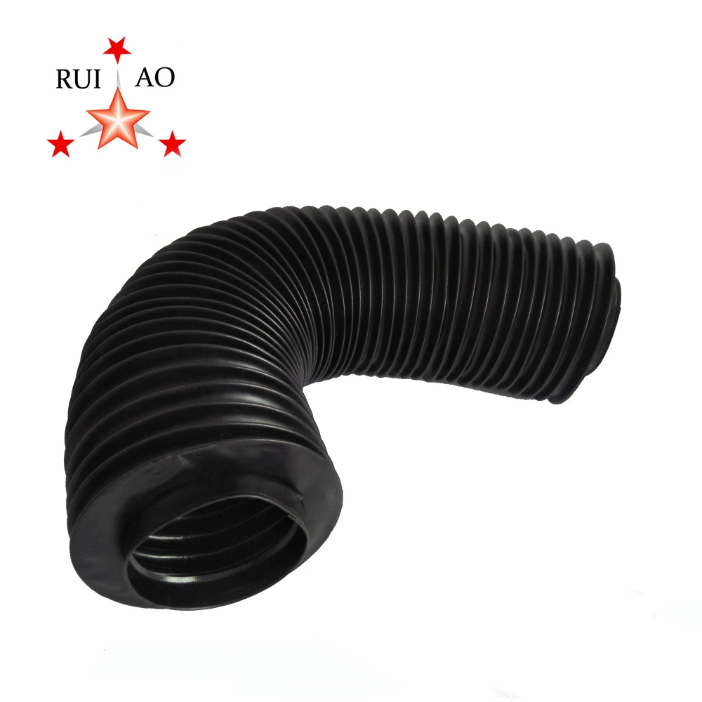 Kevlar Coated Fabric Material Round Dust Cover Cylinder Bellows with Zipper