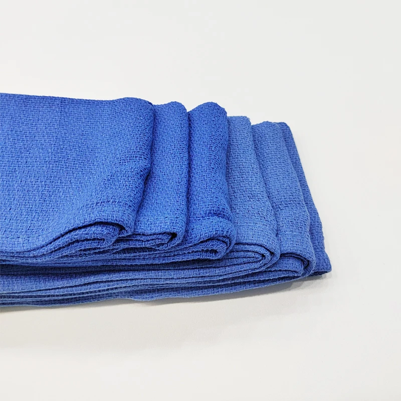 Factory Price Surgical O.R. Towel 100% Cotton Blue Surgical Towel Medical Surgical Huck Towels