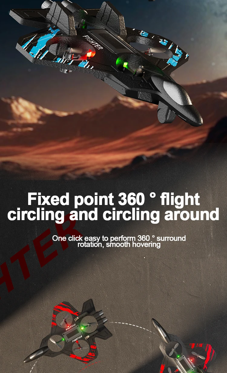 Remote Control Hobby Glider Aircraft Toy 360 Degree Stunt Helicopter Beginner Charger EPP Foam Remote Control Fighter Glider