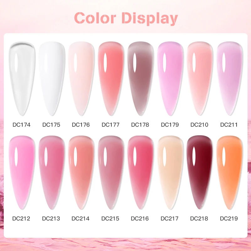 2025 Private Label Builder Hard Soft Gel in a Bottle for Nails Milky Liquid Builder in Bottle Construction Nail Extension Gel
