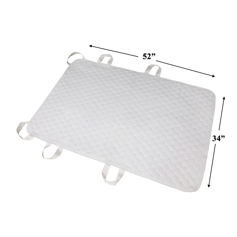 YK high quality home soft washable sustainable reusable medical soft high absorbent positioning bed pad with your logo