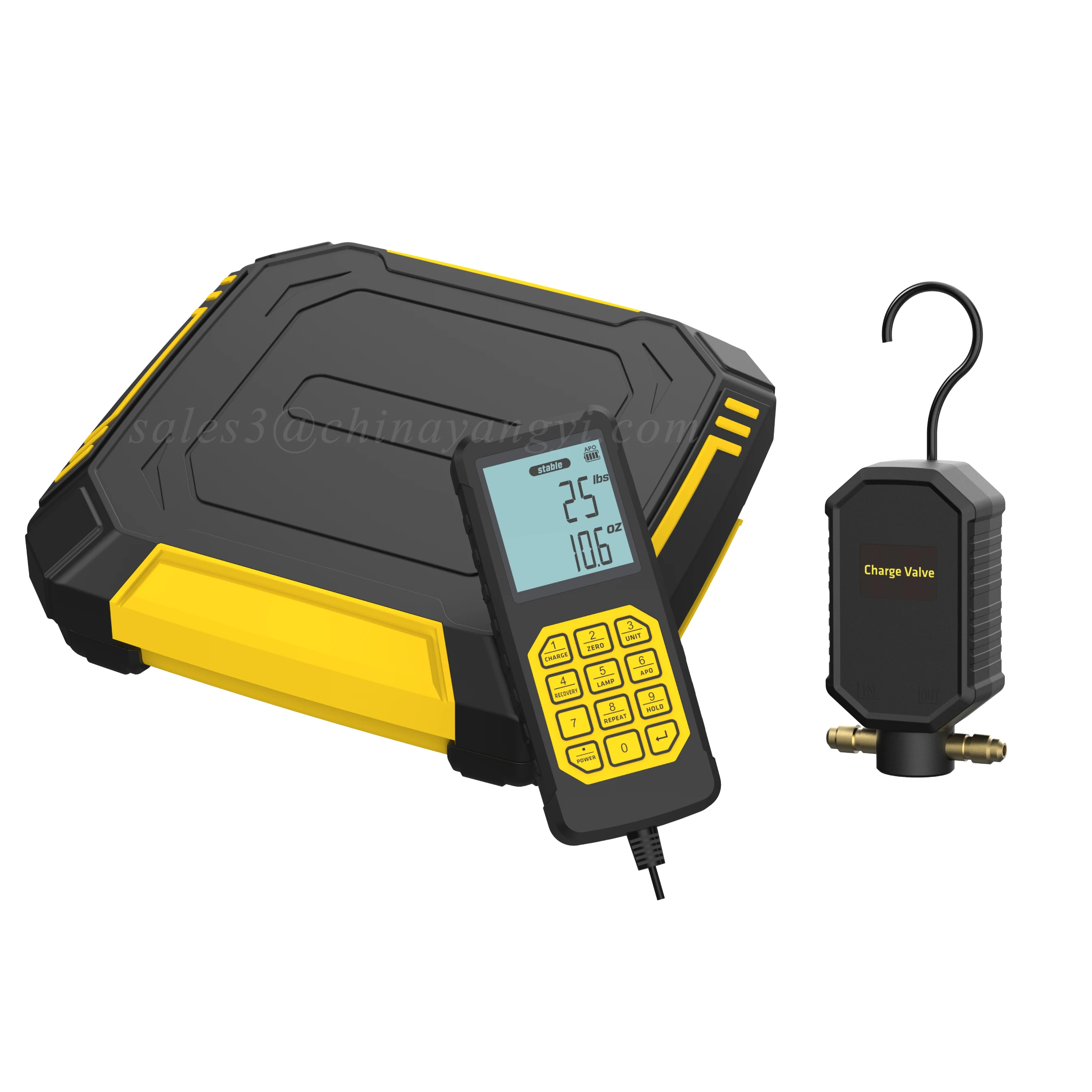 Premium Electronic Refrigerant Charging Weight Scale 220 LBS Digital Premium Electronic Refrigerant Charging Weight Scale 220 LBS Digital