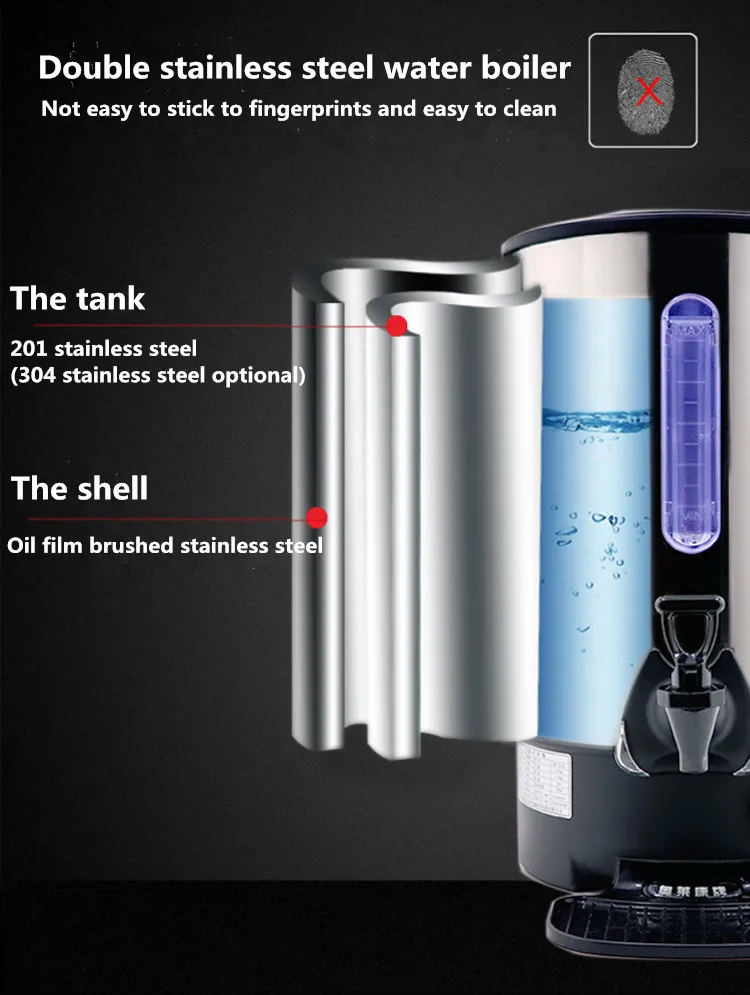 10 12 20 Liter Automatic Coffee & Milk Tea Warmer Bucket Urn China