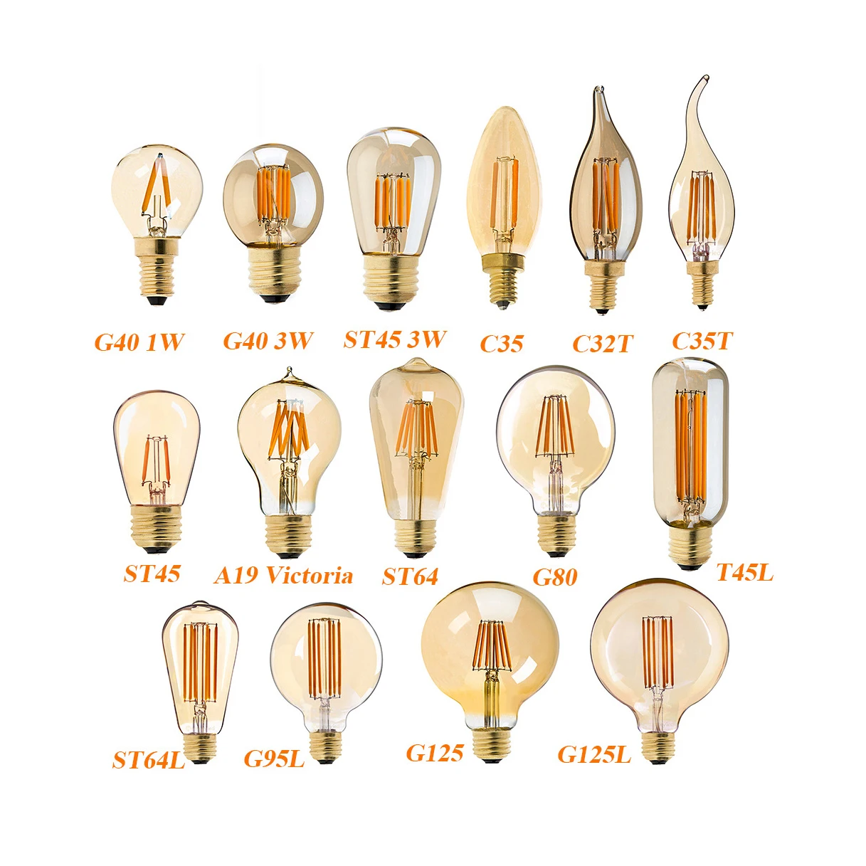 Формы колб ламп светодиодных. Лампа светодиодная st64 ретро золото. G95 типоразмеры ламп. Тип колбы лампы g45. Тип колбы лампы т80.