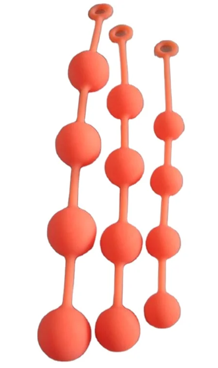 Beginner Silicone Small Anal Beads Butt Plug Ball Pull Ring Anal Stimulator Ass Butt Beads G Spot Anus Masturbation Erotic Goods