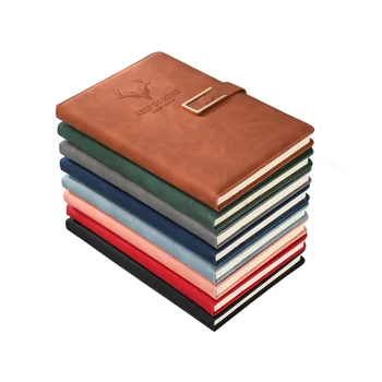 Wholesale Low Price High Quality Business Paperback Notebook New Promotional Items A5 Pu Leather Diary