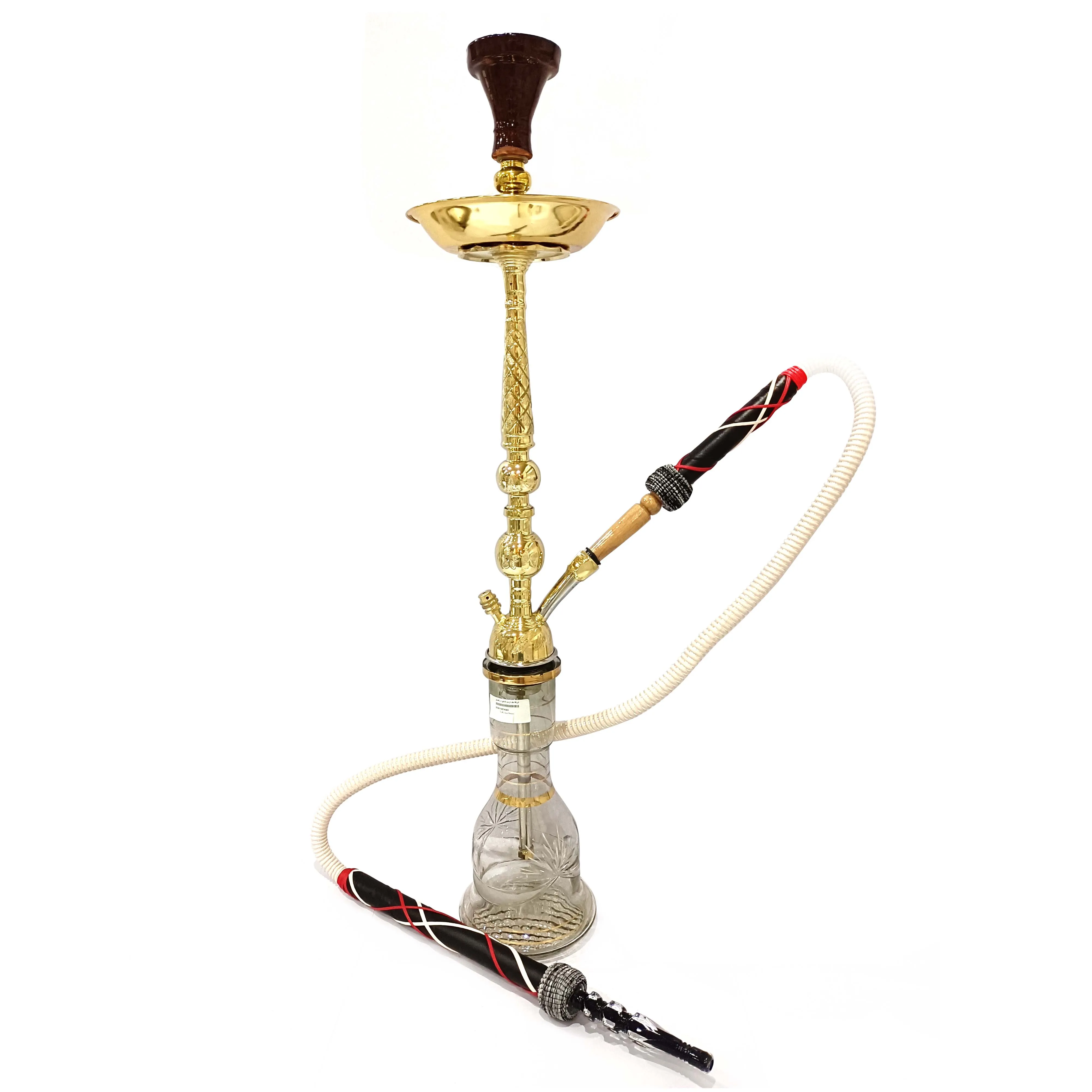 Huka Hookah 2021 New Arrival Straight Type Sheesha Silicone Hose Luxury Aluminum Hookah Buy