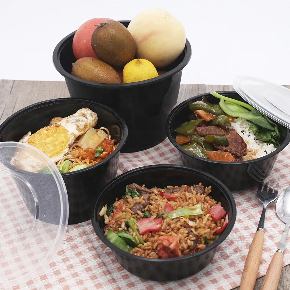 Buy Eco-friendly Food Delivery Packaging Fruit And Vegetable Takeaway  Disposable Safe Plastic Food Container from Jiangyin Luqiao Production  Material Co., Ltd., China