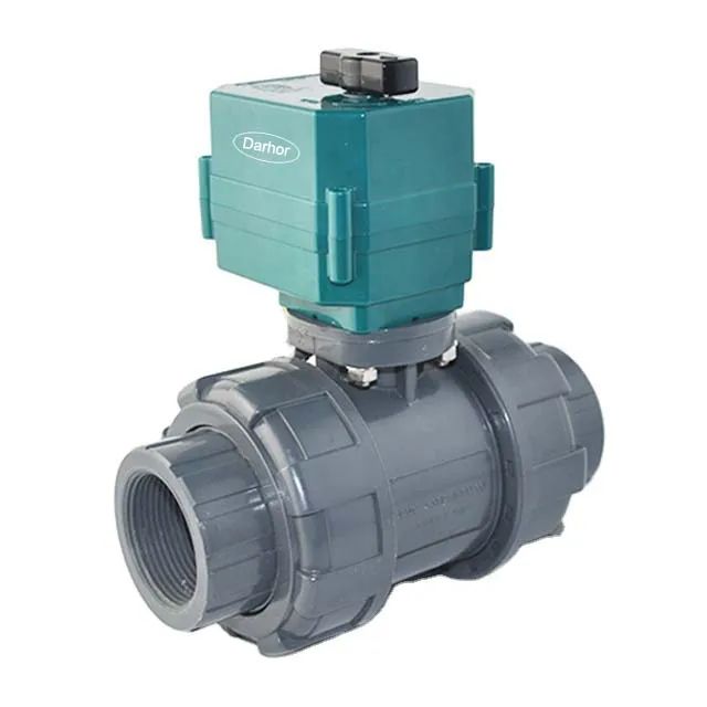 Darhor Low Cost CPVC UPVC Ozone Sterilizer Motorized Ball Valve for Chemical