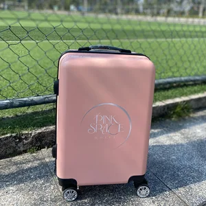 Factory Wholesale Trolley Durable Hard Case ABS 210D Lining Travelling Luggage Women Suitcase With Lock