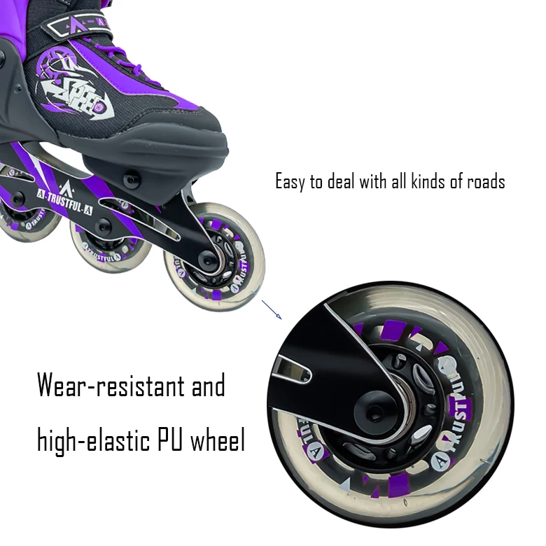 Professional Inline Roller Skate Slides Wheels Pu Wheels Quads Roller Skates Buy Flashing
