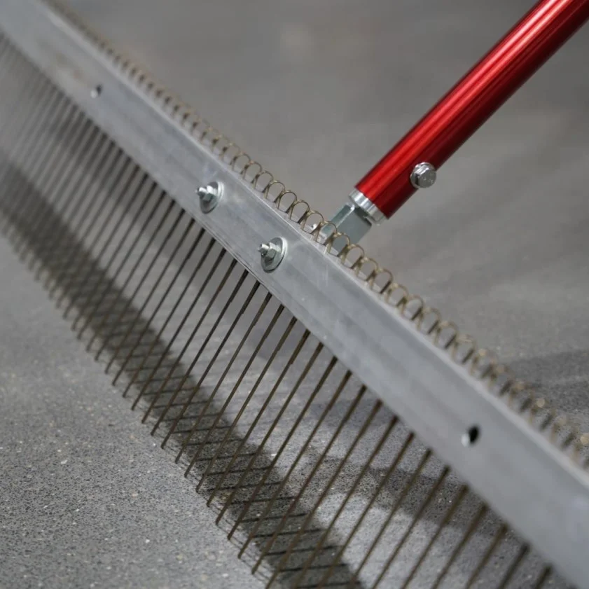Concrete Texture Comb Cement Flat Wire Broom Concrete Steel Bristle Brush