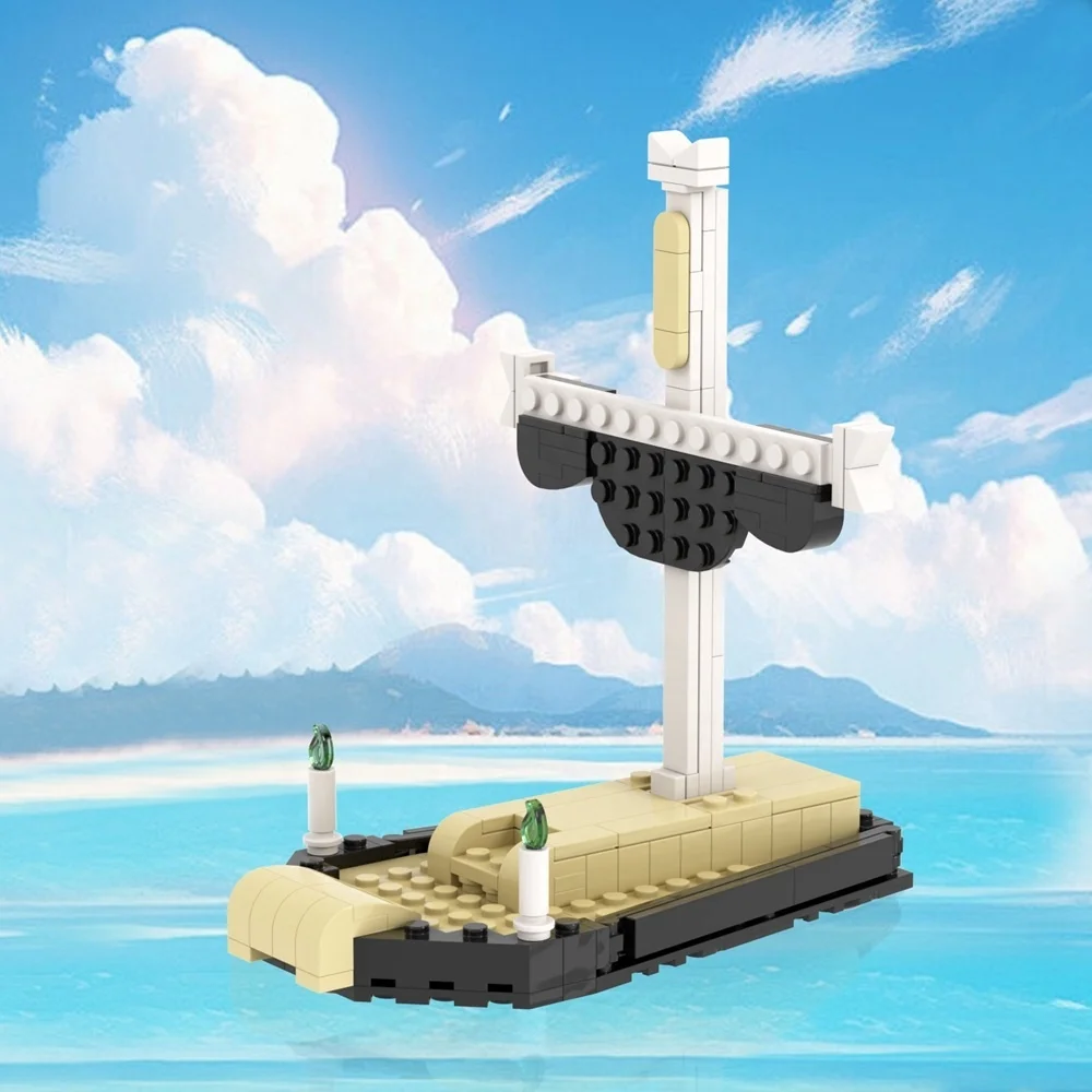 155個MOC1525ドラキュールミホーク幽霊火棺船レンガ1ピース日本