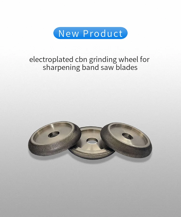 6inch Band Saw Diamond Grinding Wheel Electroplated Diamond Tools Cbn