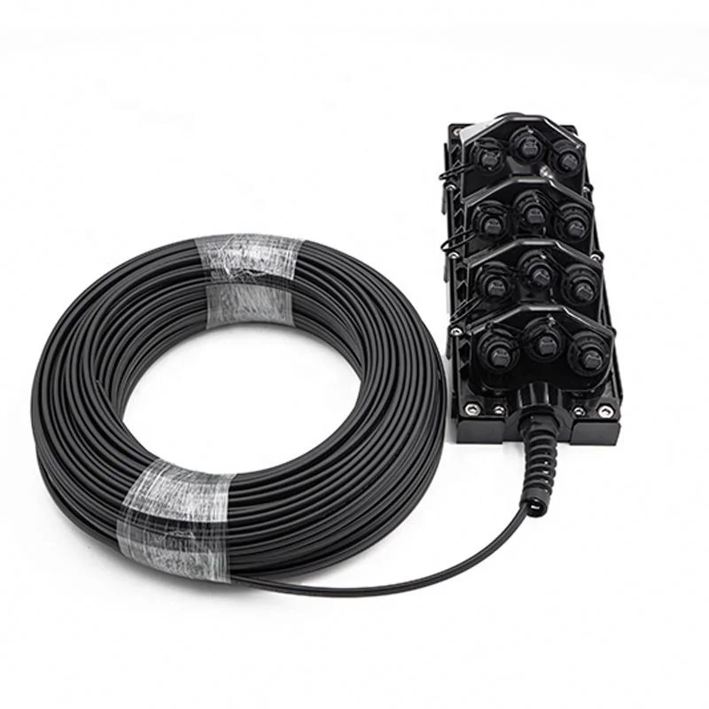 SC APC FTTA Fiber Optic Termination Box FTTH 4 Ports With 1x4 Splitter