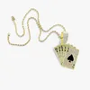 Gold WITH ROPE CHAIN