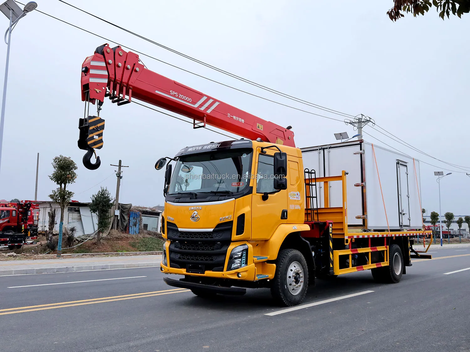 Sany Palfinger Ton Telescopic Boom Crane Wrecker Tow Truck Dongfeng