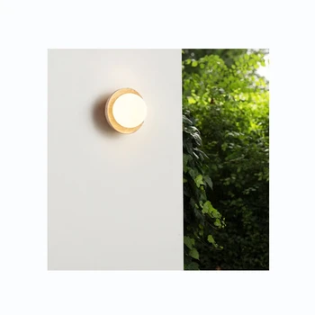 B3619 Travertine decorative lights indoor design light modern wall lamp for bed room living room Zhongshan factory outlet