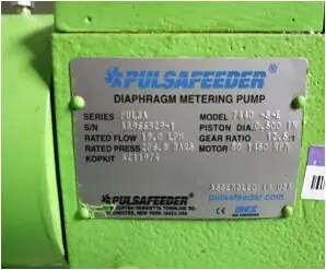 CF7440-S-E dosing pump diaphragm assembly details