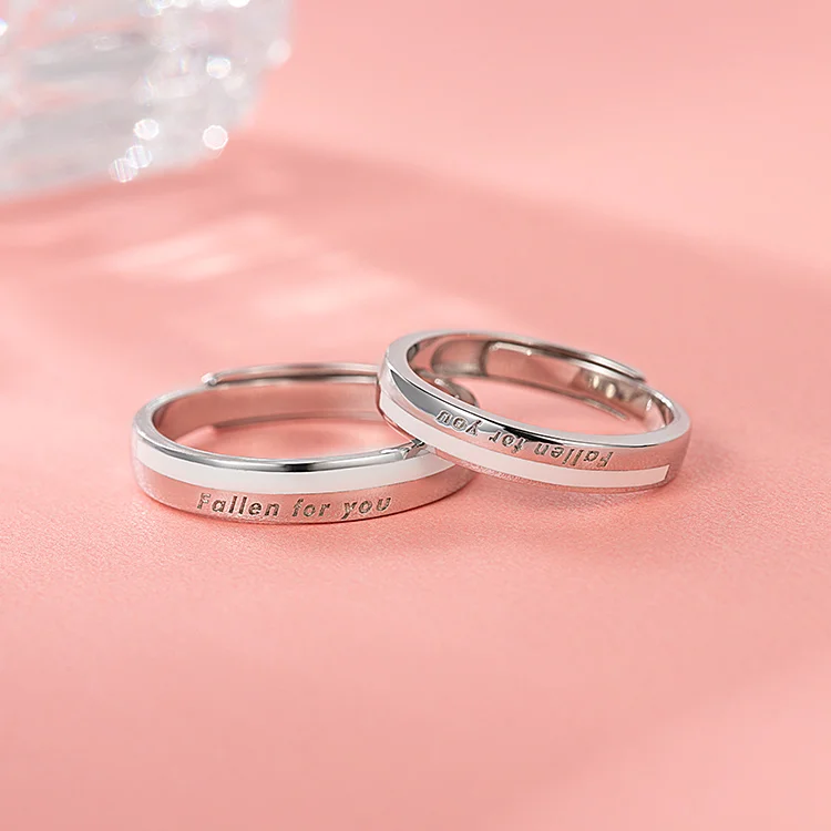 Fine Jewelry Love Couple Wedding Ring 