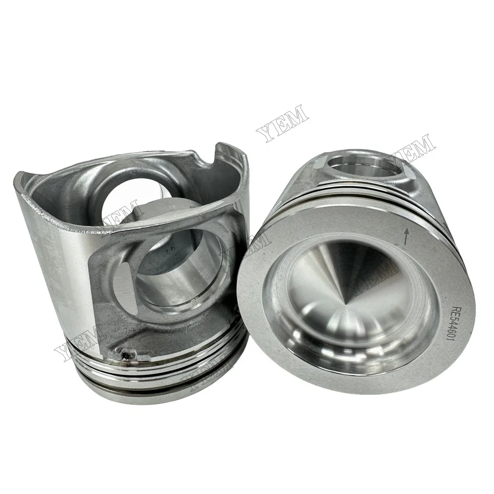 Piston RE544601+DZ104032+R54114 Fit for John Deere 6068 Engine 3