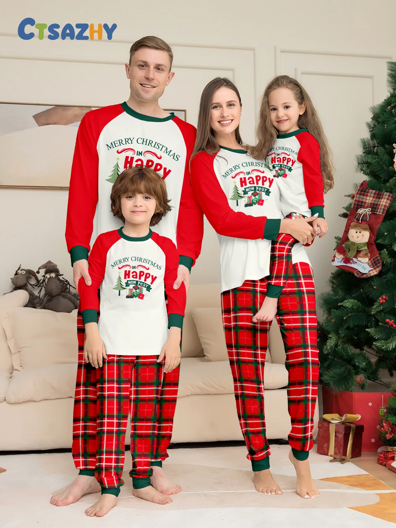Shop Our Merry Christmas and Happy New Year Pajamas Set