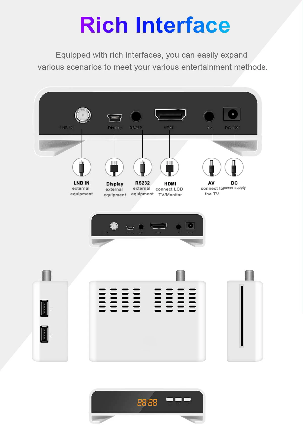 odm factory stb multi lanuage dvb s2 tv digital tuners free to air meecast hevc h265 hd dvb s2 receiver set top box-57