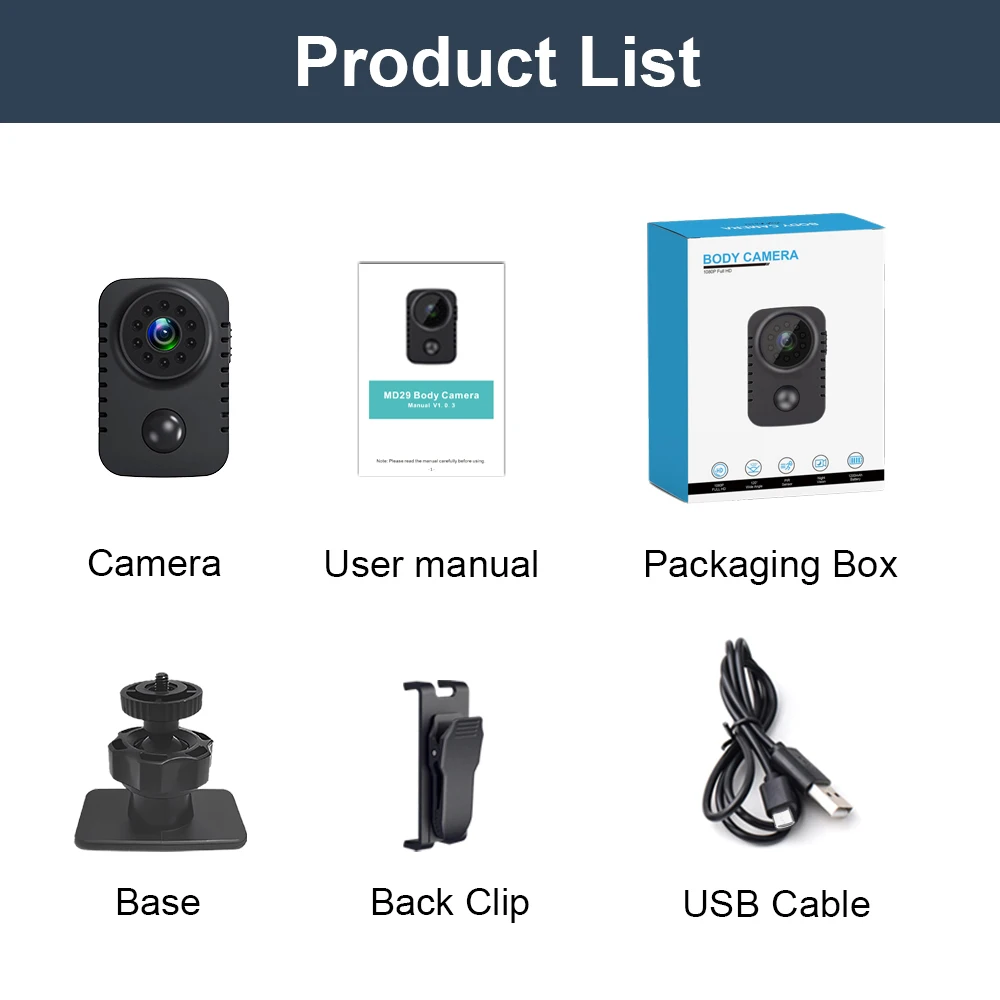 Motion Detection Sq29 Mini Camera App MD31 Mini Kamera Ohne WLAN