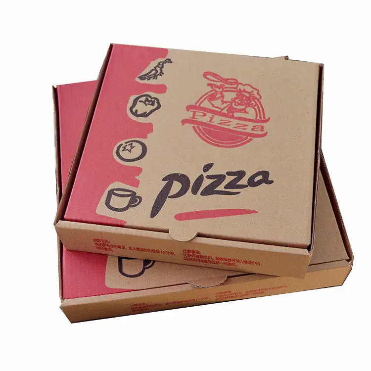 Custom Print Food Packaging Corrugated Take Away Pizza Boxes Buy