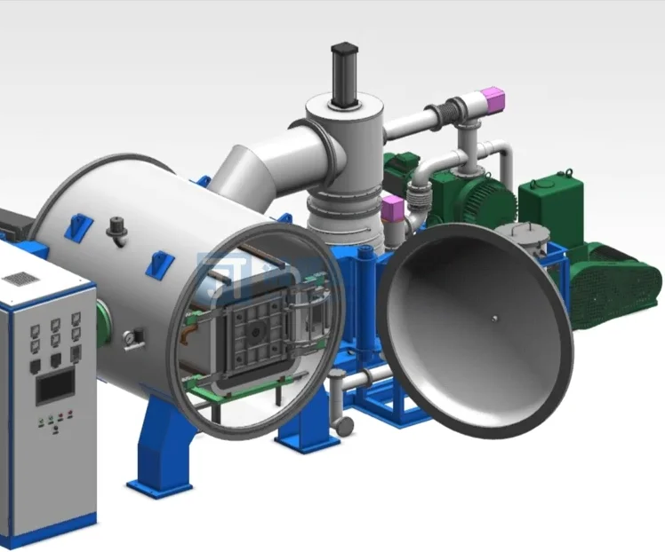 99% High Purity 2400℃ Carbon Nanotube Purification Furnace with SS 304 Material for Continuous Heat Treatment