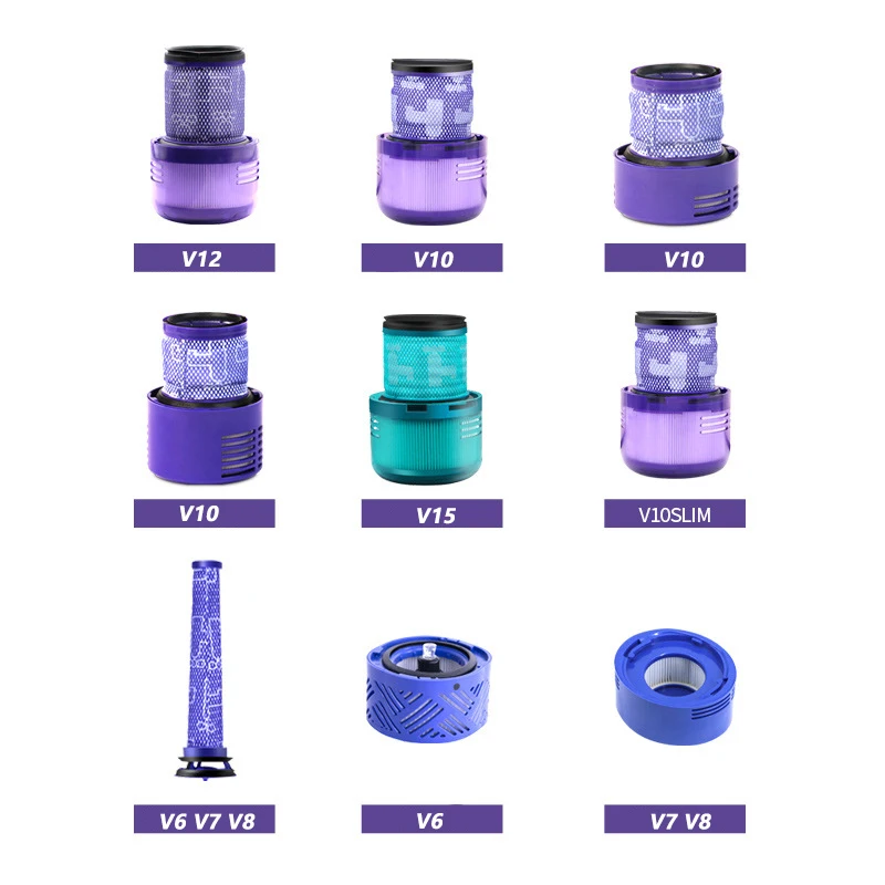 Vacuum Pre And Post Filters Replacement Compatible With Dysons V6 V7 V8