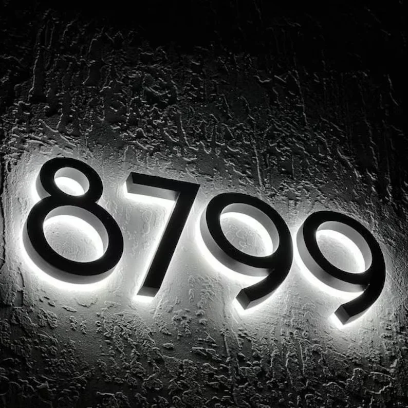 product energy saving solar house number light for advertising for apartments hotels offices cars companies hospitals-6