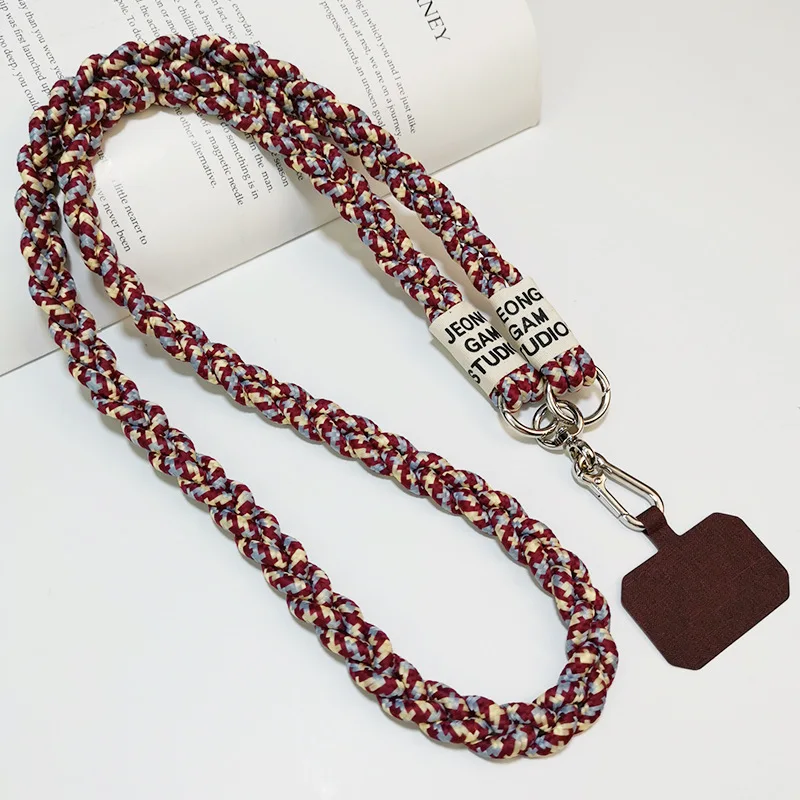 Factory OEM Anti Lost Polyester Lanyard Phone Case Strap with Crossbody Neck Function for iPhone 16 15 14 13 pro max supplier