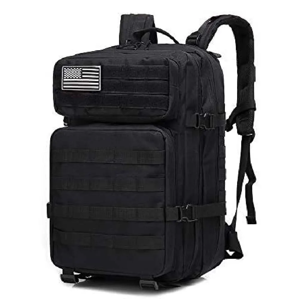 FREE SAMPLE Assault Backpack Men's Backpack Waterproof 4 Compartment Multi Pocket Hiking Camping Bag