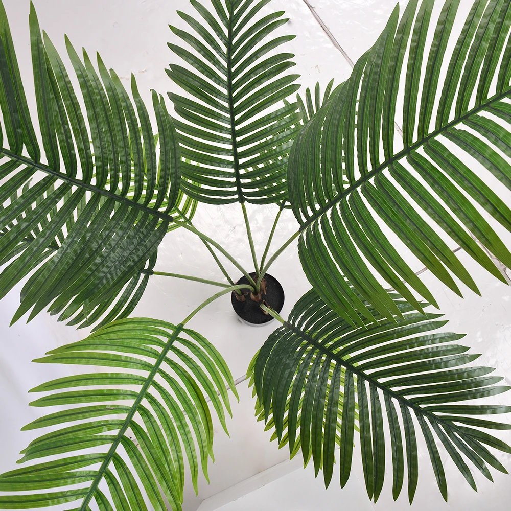 Artificial Plant Manufacturer Custom Green Bonsai Areca Palm Plastic