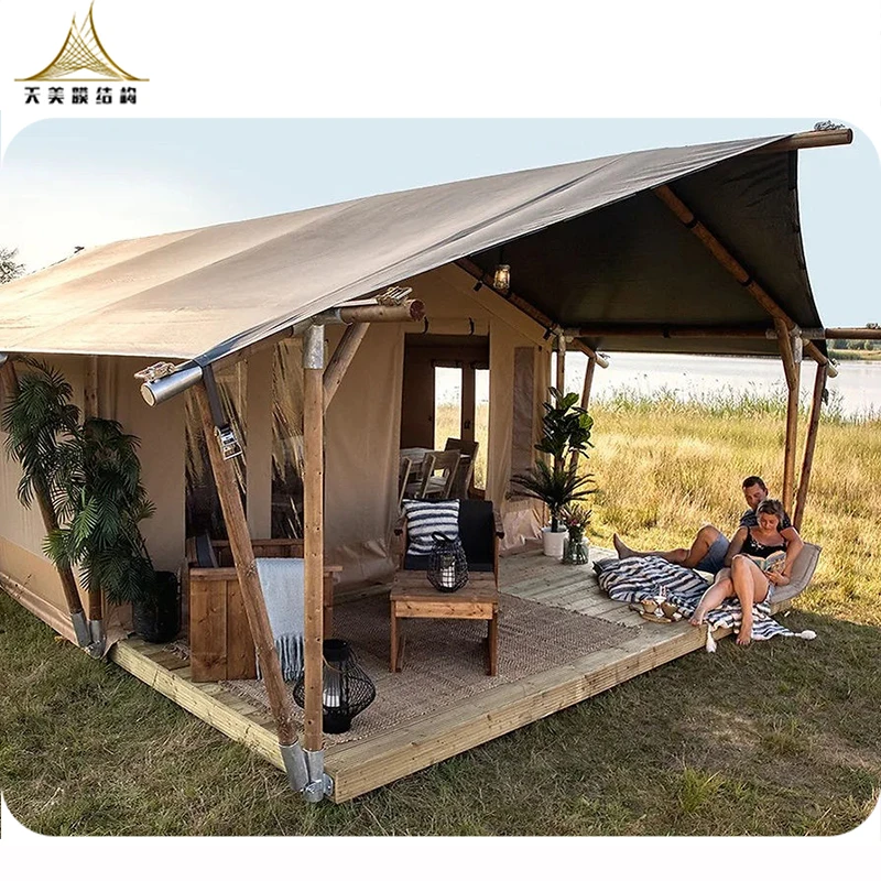 Modular Resort Inflatable Tent Outdoor Camping Second Hand Tent Nomadic for Sale