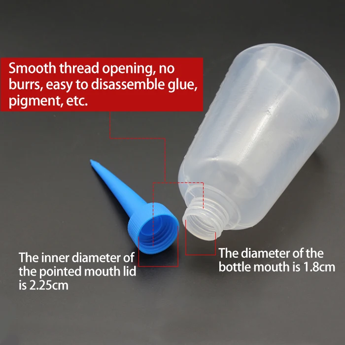30ml 50ml 100ml 150ml 200ml 250ml 300ml 350ml Glue pot industrial dispensing extrusion bottle