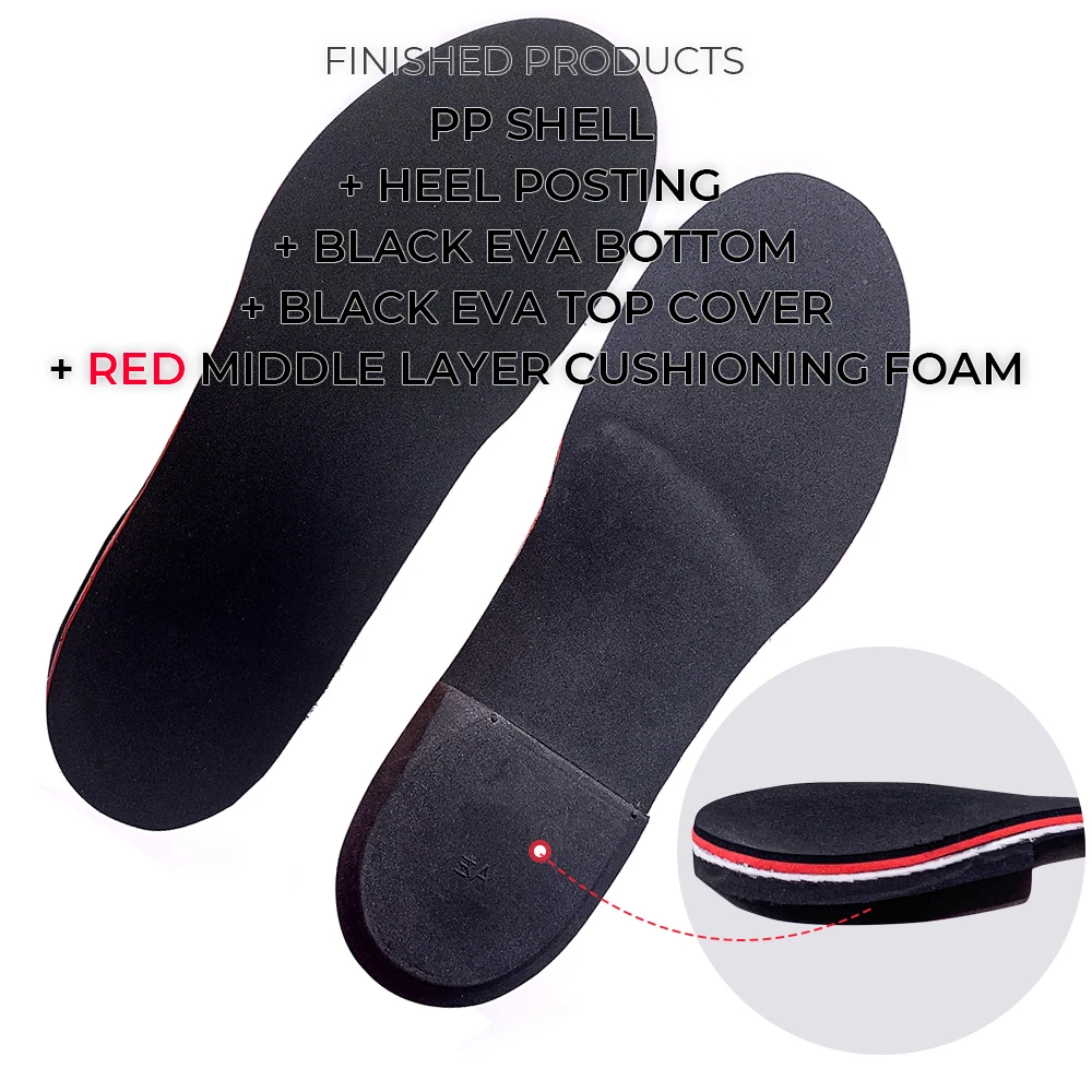 Ideastep Arch Support Orthopedic Insole With Pp Shell Deep Heel Cup